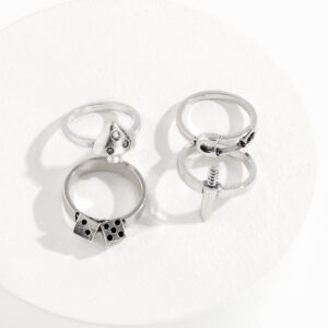 Modischer, nationaler, trendiger Streetstyle-Allround-Ring